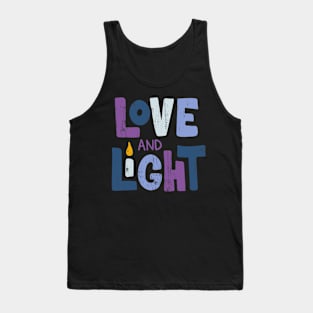 Love And Light  Hanukkah Tank Top